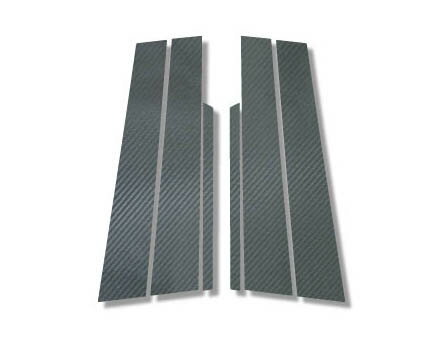 ハセプロマジカルカーボンシート ベンツ Cクラスセダン W203(2000.9〜2007.6) 3P×左右 ブラック