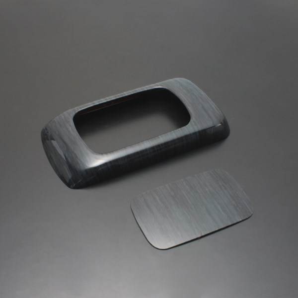 フェガーリハイエース 200系 1-6型 標準ボディ ハイグレード インテリアコンソールパネル 2ピースセット 黒木目