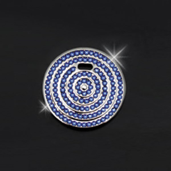 フェガーリアルファード 20系 プレミアムスワロフスキー スターターブローチ サファイア