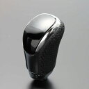 フェガーリクラウン 170系 ハイグレード Vタイプ スタンダードシフトノブ ピアノブラック×ブラックユーロステッチ