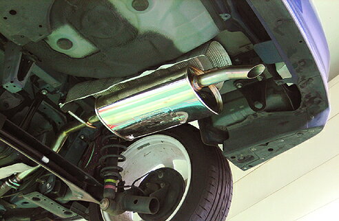 フジツボフジツボ FUJITSUBO マフラー Wagolis (プリウス NHW20 プリウス 1.5 2WD (H15.09〜H22.03 ZA DAA-NHW20 1NZ-FXE) ) Re:FACE(109-10033)(109-10063)装着可能 42.7φスラッシュ (40゜)