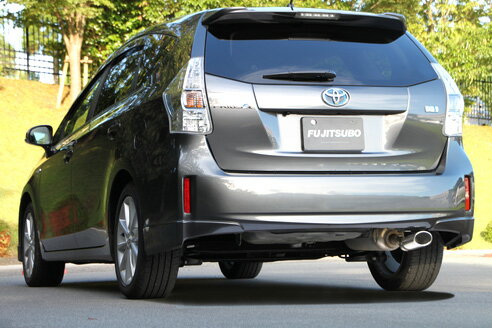 フジツボフジツボ FUJITSUBO マフラー リフェイス プリウス/ZVW40W プリウスアルファ 1.8 2WD H23.05〜/DAA-ZVW40W/2ZR-FXE (装着可能マフラー 102×72φラウンドEオーバルスラッシュ)