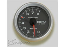 キノクニキノクニ Kinokuni タコ デュアルポイント 8.000rpm ブラックパネル (3780 オートメーター タコ)