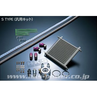 エッチケーエスHKS オイルクーラー 汎用Sタイプ 200×200×32・15段 ＃10