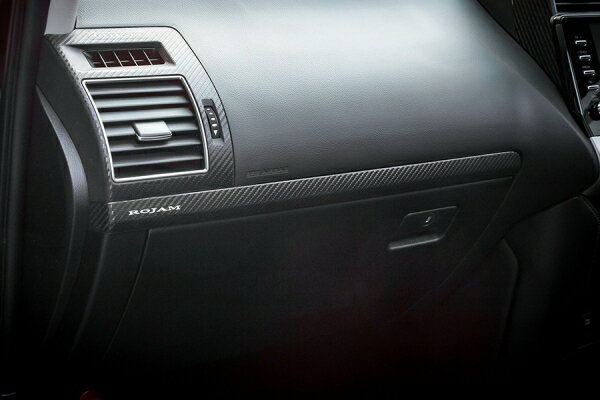 ロジャムプラド 150系 後期(2019/8〜) ROJAM カーボンデカール ダッシュパネル TX/TX-Lパッケージ/TZ-G ロゴ無