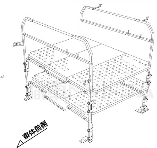 ハイエース 標準ボディ | 内装パーツ / その他【職車ドットコム】ハイエース 200系 標準ボディ DX インナーキャリア D-3タイプ