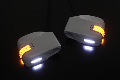 【ライツ】【TypeLS】アトレーワゴン(S320系/S330系)※前期 LEDウインカードアミラー カバー交換 フットランプ付き W20(オフホワイト) ライトバーカラー：アンバー(オレンジ光)