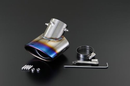 ライツ【チタンルック】 タント/タントカスタム(LA600/610S) ステンレス マフラーカッター