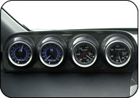 タケローズオデッセイ RB1/2 4連メーターパネル FRP