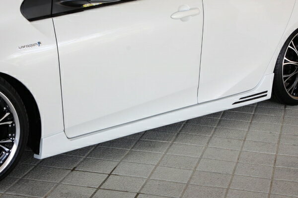 エクスクルージブ ゼウスGLMRS LINE サイドステップ 未塗装品 プリウス 50系 2015/12 -