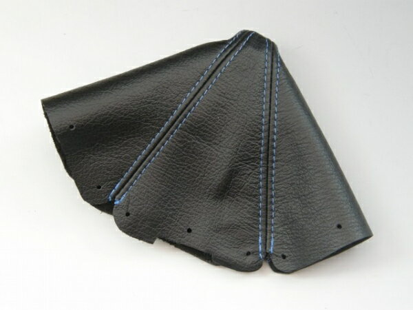 ズームエンジニアリングロードスター NA マニュアル車 シフトブーツ 本革製 ブラック/ブルーステッチ