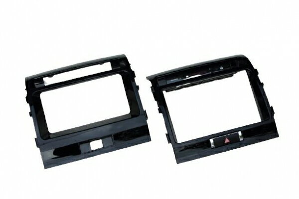 エクスクルージブ ゼウスランドクルーザー 200 イクリプス製9インチナビフェイスパネルキット 2009/04〜2011/12用 スエード調仕上げ