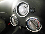 ハルトデザインニッサン マーチ Mエアコンダイアル(クローム/3pcs)