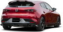 マツダ3 MAZDA3 リアバンパー【ナイトスポーツ】MAZDA3 FASTBACK BP リアエンドフィニッシャー