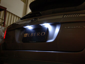 リベラルレガシィーリングワゴン BP LEDライセンスバルブ