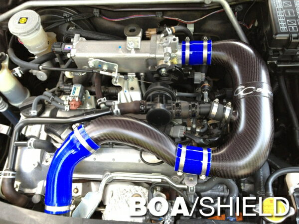 フタバオートワーク CC-sport事業部コペン L880K インテークパイピング〈ボア〉 シールド