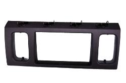 ケーシーテクニカアルト HA36 ターボRS/NA Defi追加メーター取付パネル 2DINオーディオ枠 ブラック 3連 1型用