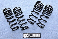 ケーシーテクニカワゴンR MH21S ローダウンスプリング 1台分セット 4型 駆動:FF 用