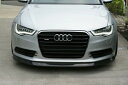 Audi A6 C7 フロントリップ【バランスイット】Audi A6/S6 Front lip spoiler カーボン製 S-line bis facelift