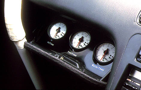 ボーダーTRI-EYEメーターパネル スカイライン R32 インナー 60Φ穴無し