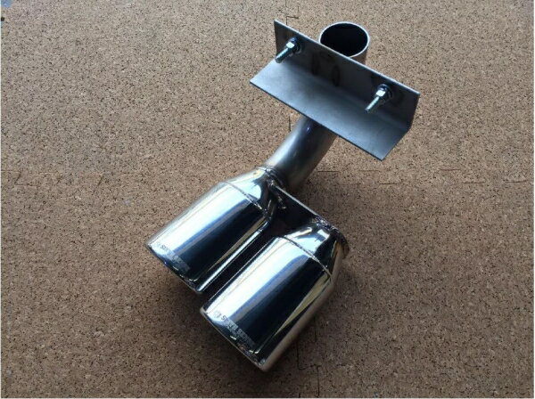シックスセンスプリウス 50 左側2本出しマフラーカッター