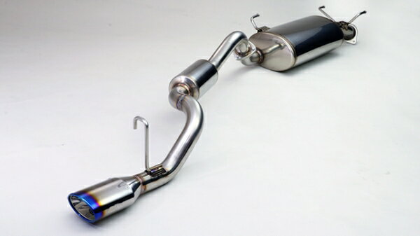 ガナドールハイエースバン / レジアスエースバン TRH200V eco10 (P.B.S搭載) マフラー シングル出し テール部のみチタニウム製ブルー