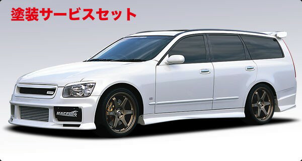 カラー番号をご指定下さい M35 ステージア フロントグリル【ドルフィンエアロ】ステージア M35 前期 フロントグリル