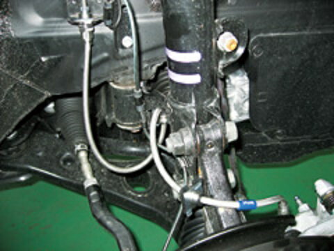 スウェッジラインジムニー JB64W スウェッジラインブレーキホース ステンレス/クリアホース