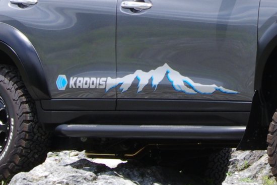 汎用 | ステッカー【ロードハウス】KADDIS サイドデカール 左右1台分セット 1500 シルバー/ブルー