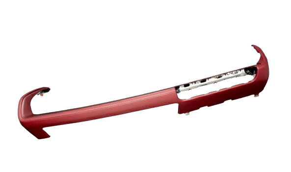 グラージオプリウス 60系 ダッシュガーニッシュ LH(助手席側) 赤内装用 ダークローズ革スムース パンチング加工有り 60プリウス