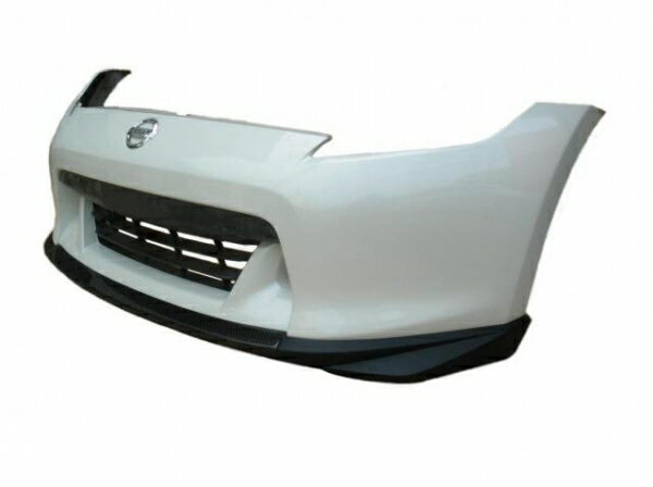 Front Spoiler - エアロワークスエアロワークス フェアレディZ Z34 前期 カーボンリップスポイラー 3分割タイプ