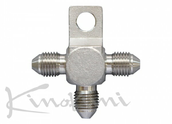 キノクニキノクニ Kinokuni ブレーキホースエンド ST 3ウェイ AN3オス-AN3オス-AN3オス(6.3mmMツキ)