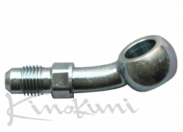 キノクニキノクニ Kinokuni ブレーキホースエンド ST AN3オス-バンジョーID10Φ・ロング 20度