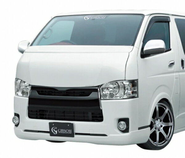 ギブソンハイエース 200系 1-6型 ワイドボディミドルルーフ GRAFAM ユーロボンネット 未塗装
