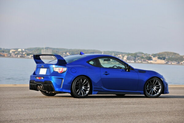 ノブレッセBRZ StyleSports 可変式リアウイング FRP製 塗装済 クリスタルブラックシリカ D4S