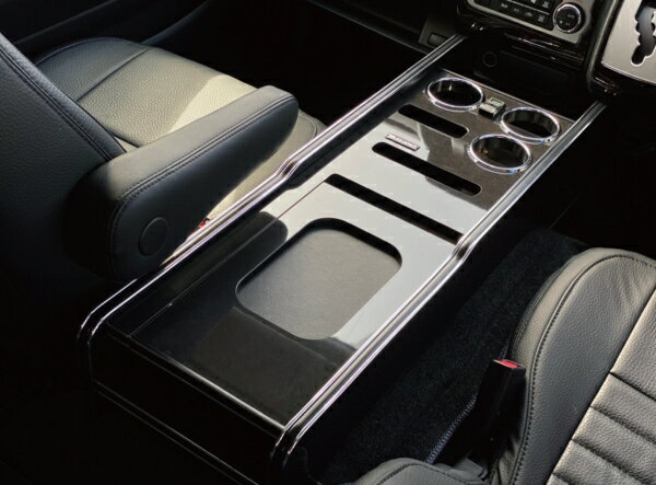 レガンスハイエース 200系 4型後期 S-GL 標準ボディ ディーゼル車 インテリアセンターコンソールボックス (USBポート穴無) ブラック