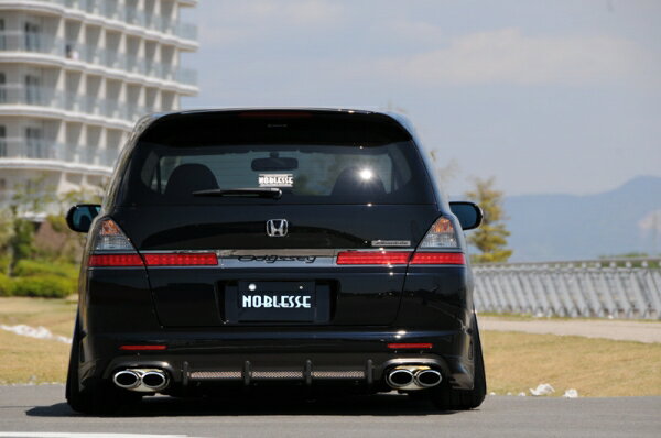 ノブレッセオデッセイ RB 楕円タイコ左右4本出しマフラー タイプ8テール オールステン/4WD/標準/Mエアロ