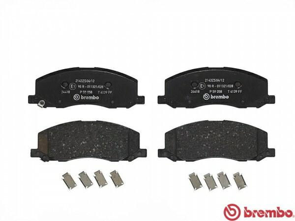 ブレンボブレーキパッド SAAB 9-5 [ GA28 ][ 11/03〜 ] フロント セラミック | 2.8 XWD