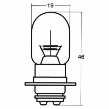 12V30/30W T19 ヘッドライト用球 A0330V 10個入り