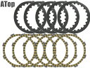DT125/DT125R/DT125LC/RD125LC/RZ125 クラッチ板 フリクションプレート セット カスタム パーツ