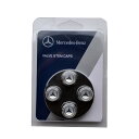 メルセデスベンツ 純正品 Mercedes Benz 全車種 全年式適合 エンブレム入り エアバルブキャップ シルバー その1