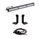 フロントバンパーマウント LED バーライト キット ジープ JLラングラー JTグラディエーター プラスチックバンパー付車両 OnX6 30インチ ライトバー BajaDesigns バハデザイン 正規品