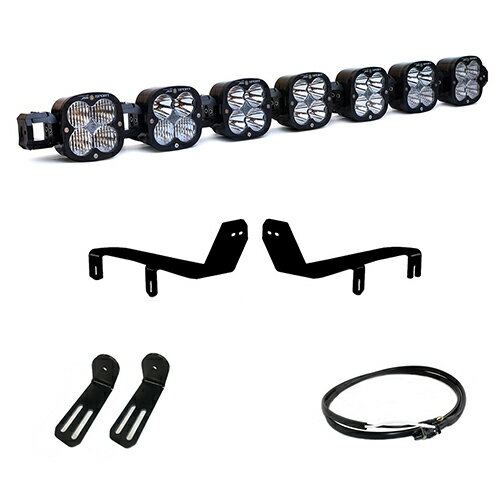 フロントバンパーマウント LED ライト キット フォード F-250 F-350 スーパーデューティー アップフィッタースイッチ付車両 2017-2019年 XL Linkable 7連ライトバー BajaDesigns バハデザイン 正規品