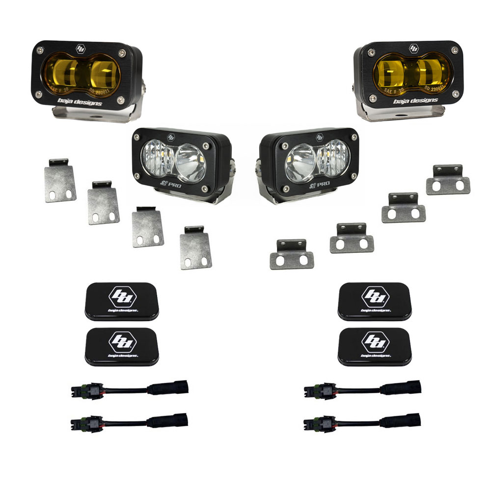 LED フォグライトキット フォード F-150 ラプター 2021年式以降現行 S2 SAE アンバー S2 Pro クリア LEDライト BajaDesigns バハデザイン 正規品