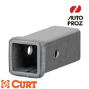 CURT 正規品 RAW ロウスチール レシーバーチューブ 長さ：15cm 50.8mm/2インチ角 メーカー保証付
