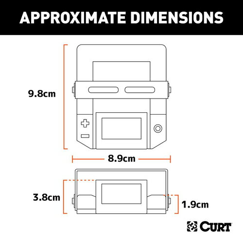 CURT 正規品 カート スクリーン付き プロポーショナルブレーキコントローラー 2