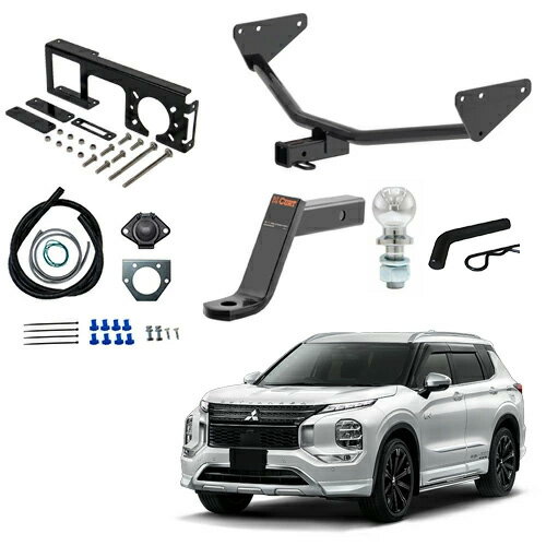 ヒッチメンバー 三菱 ミツビシ アウトランダー PHEV GN0W型 2021年以降現行 2インチ角 配線フルセット CURT カート 正規品