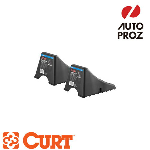 [楽天スーパーSALE 20%OFF] CURT 正規品 ホイールストッパー 車止め/車輪止め 2個
