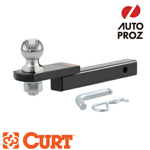 CURT 正規品 トレーラーヒッチ用 トーイングスターターキット ボールマウント 2インチボール ヒッチピ..