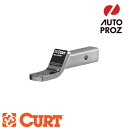 CURT 正規品 トレーラーヒッチ用 クラス3 ボールマウント 2インチ角 0.75インチライズ 2インチドロップ クロム メーカー保証付